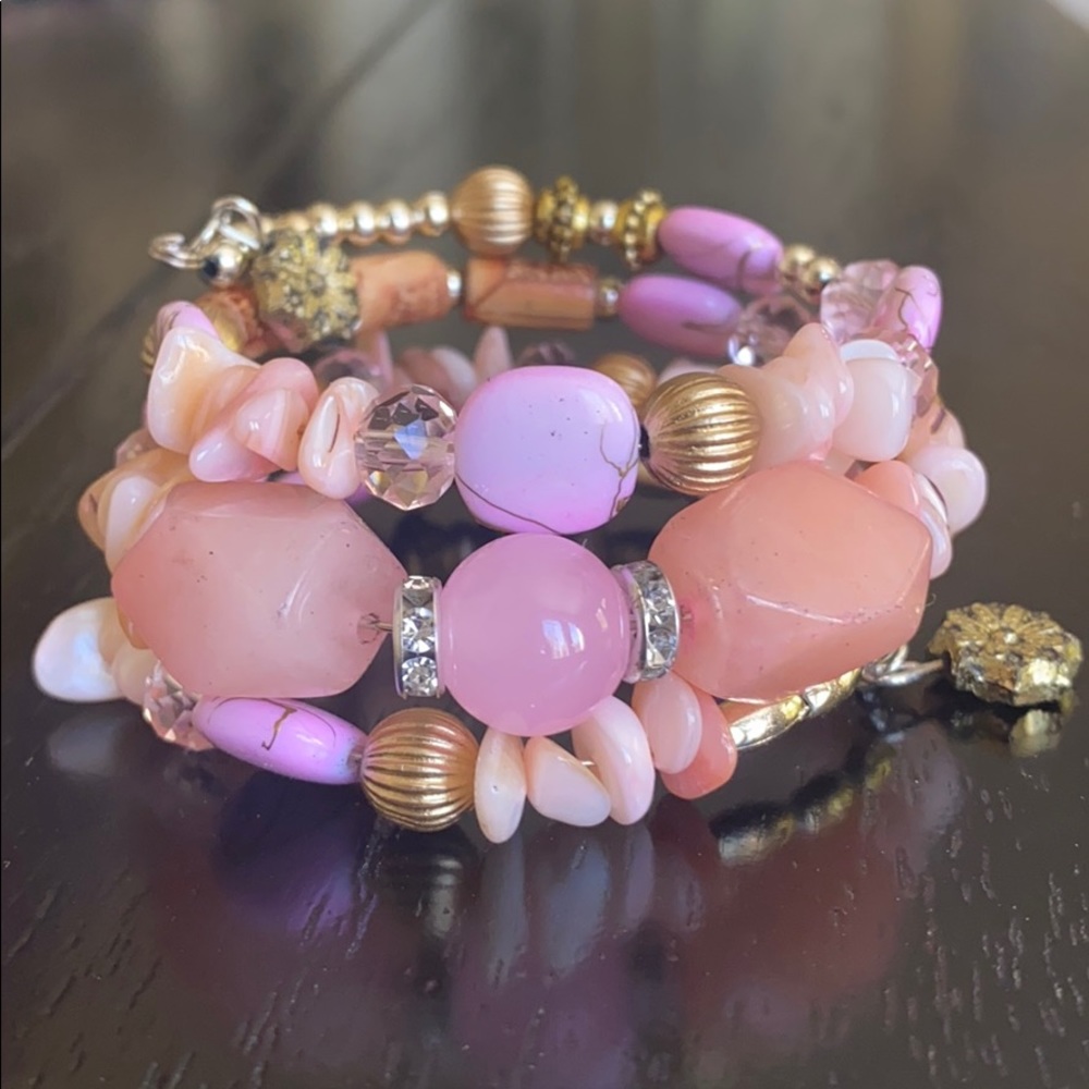 Pink wrap bracelet-NWT